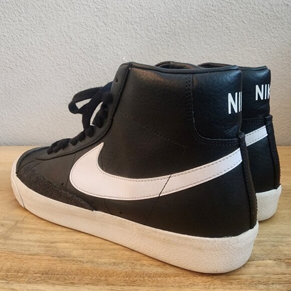 Nike Mens Blazer Mid '77 Shoes Sneakers BQ6806-002 Vintage Black White Size 12 - Picture 7 of 12